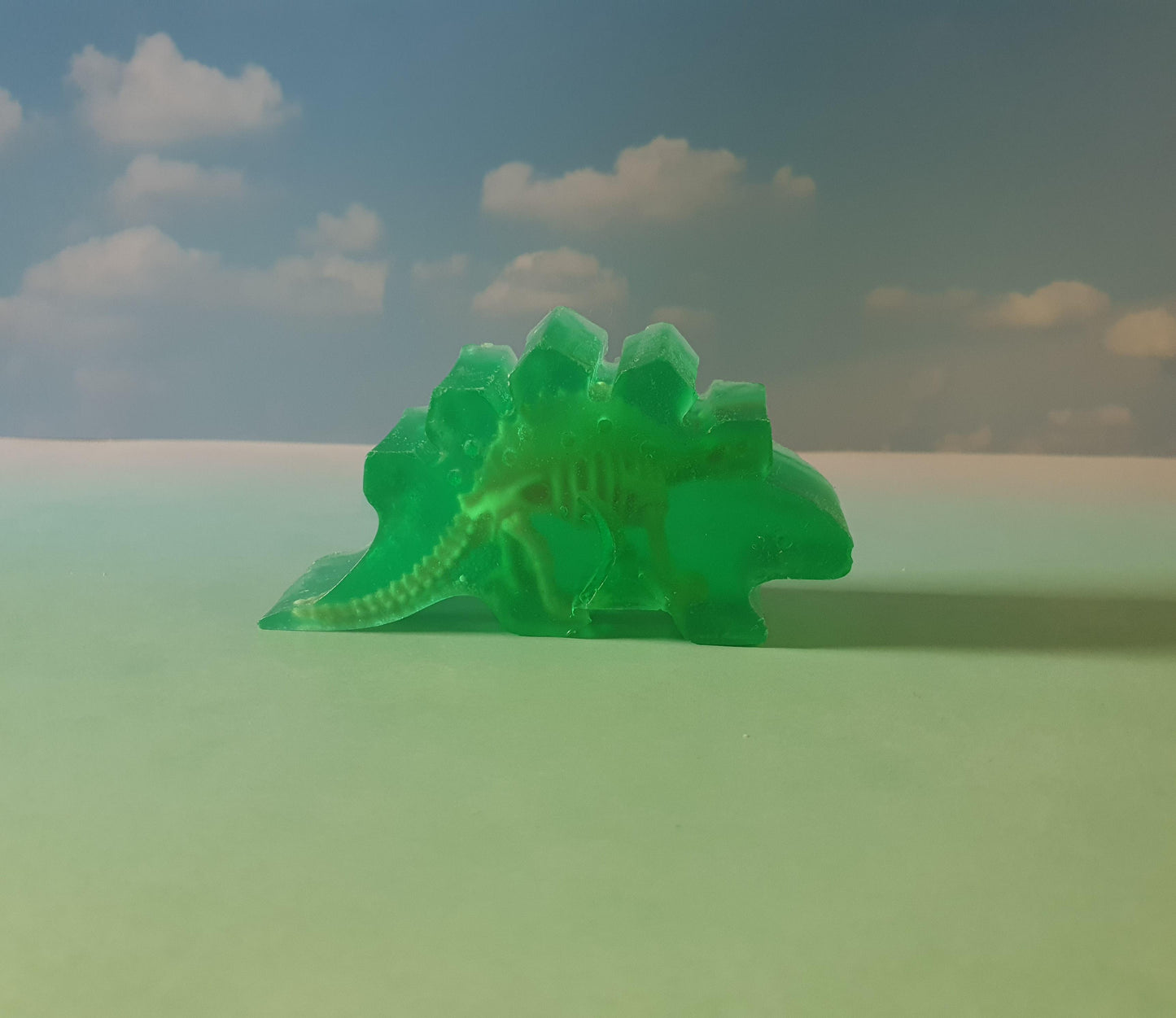 Stegosaurus bubblegum scented soap