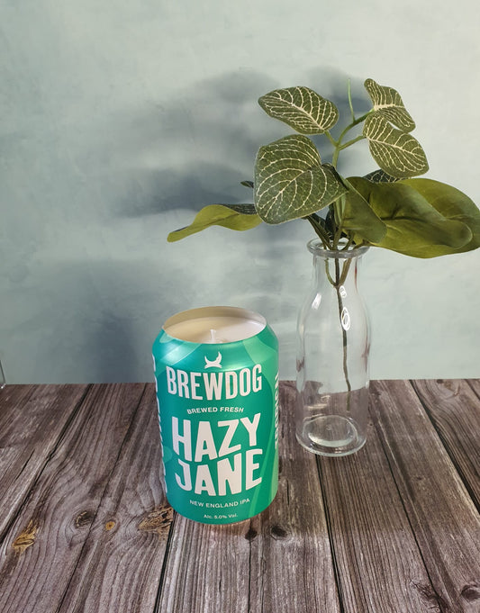 Hops scented Hazy Jane soy wax candle