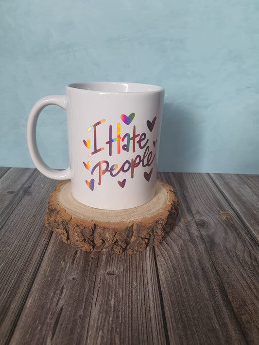 I hate people mug