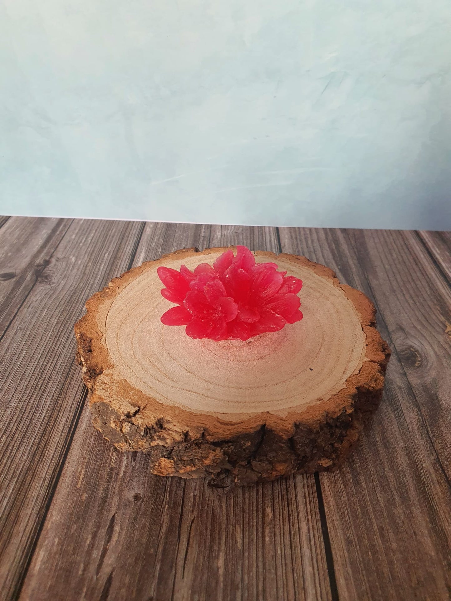 Rose scented soap duo